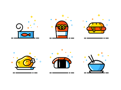 make some food＃2 food gui icon illustrator line