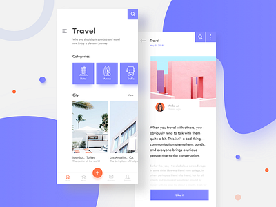 Travel App UI📱