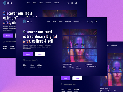 NFT Landing Page