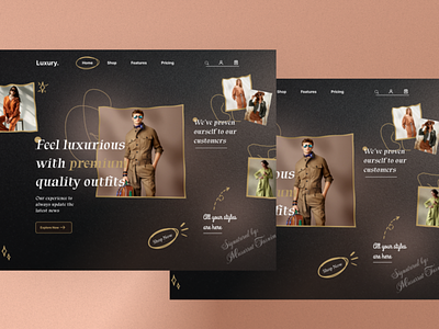 Fashion Landing Page Design