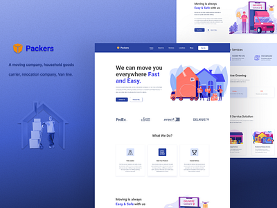 Moving Landing Page