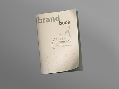 brandbook, homecandles brandbook branding design graphic design homecandles illustration logo typography vector