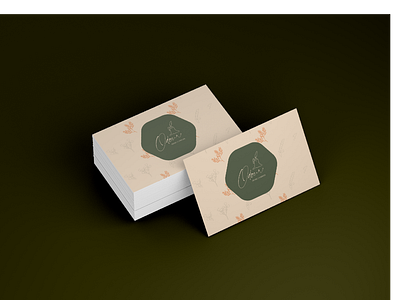 branding business card of home candles