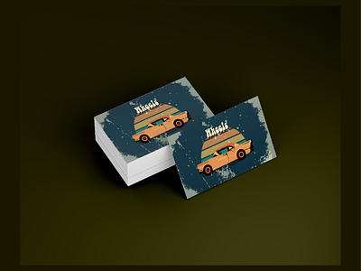 retro taxi card branding design graphic design illustration logo taxi taxi retro card vector