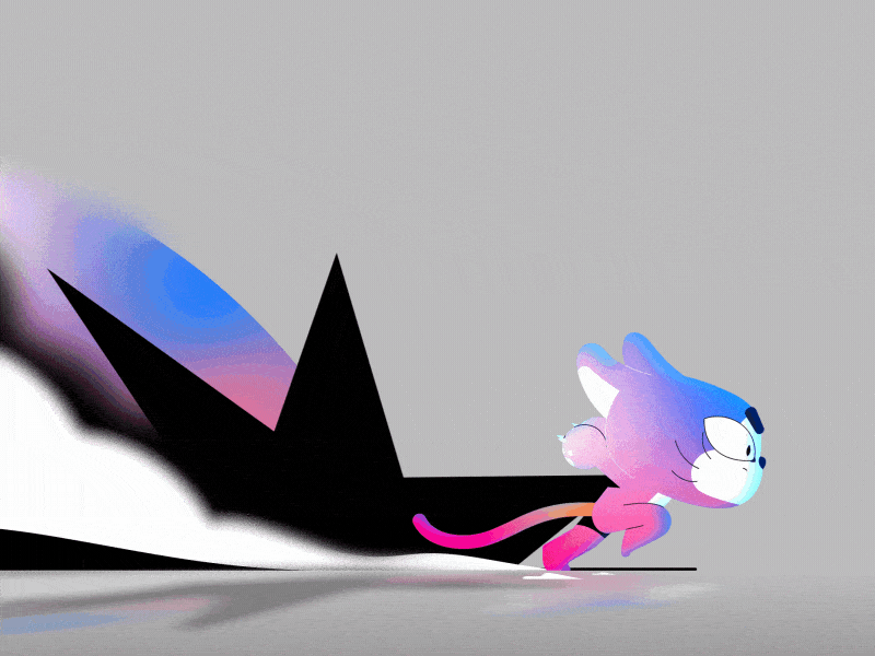Ninja Cat aftereffects animation design flat illustration illustrator motion