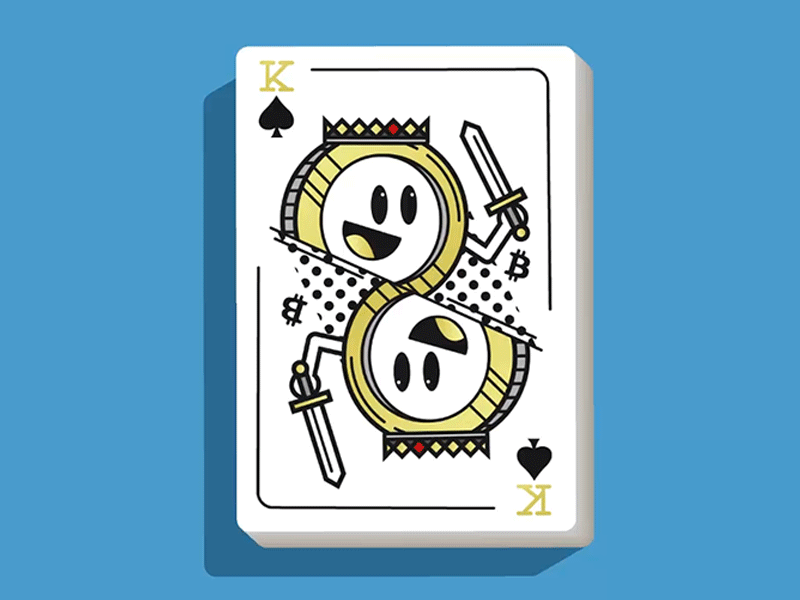 Mbit Playing Cards cards characterdesign flat illustration king motion