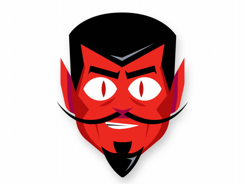 El diablo aftereffects animation design devil diablo eldiablo flat flatillustration illustrator mask motiongraphics