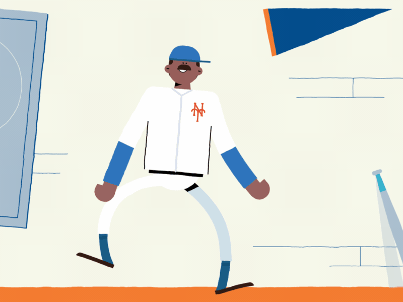 Bobby Bonilla ⚾ aftereffects animation characterdesign design flat illustration motion