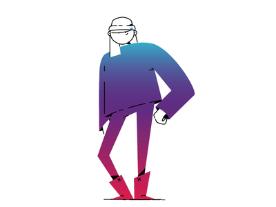 Cool Kids characterdesign design gradients illustration illustrator