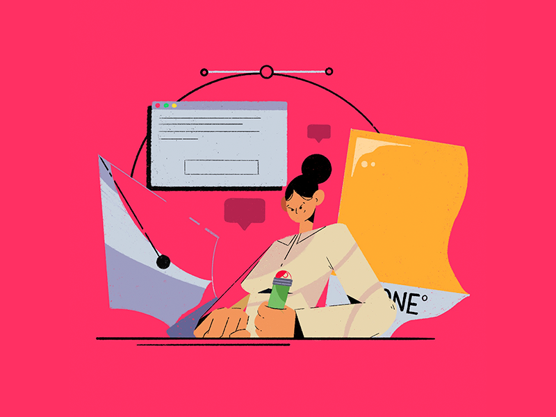 Our life draw vector pen tool pantone graphic design apple pencil ipad air 3 ipad procreate character characterdesign illustrator design flat illustration