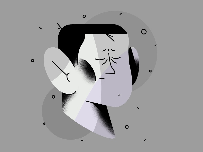 feelings draw art ipad procreate app simple head feeling sad procreate vector characterdesign motion illustrator design aftereffects animation flat illustration