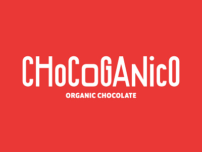 Chocoganico Logotype chocolate lettering logo logotype mexico organic type typography
