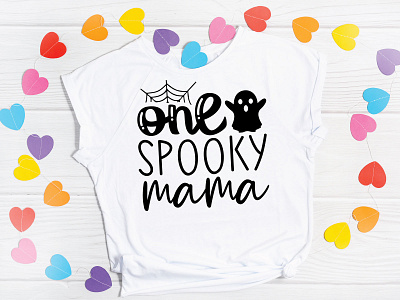 One spooky mama, Halloween design autumn svg