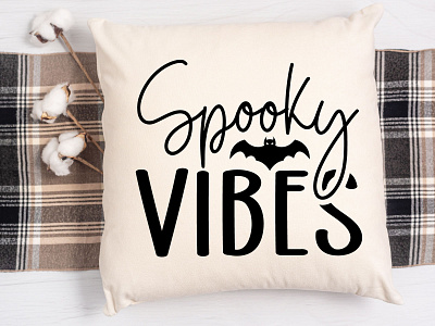 Spooky vibes, Halloween design autumn svg