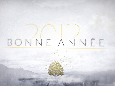 Bonne annee 1/2 2012 cards design graphics happy new year poetics