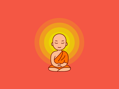 ॐ focus illustration meditate meditational