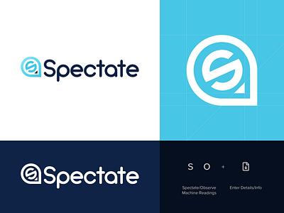 Logo Design - Spectate dataentry desktop app logo design spectate