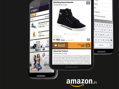 Amazon.in reDesign amazon redesign ui ux user experience user interface