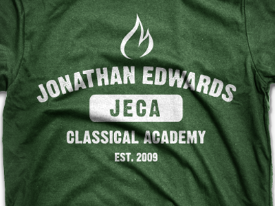 JECA Athletic T-Shirt green t shirt texture typography vector white