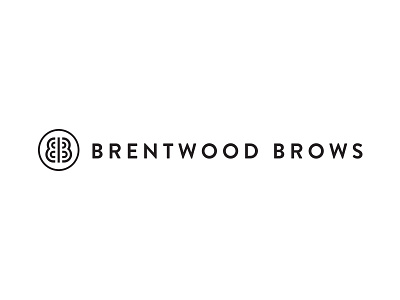 Brentwood Brows black branding brandon grotesque illustration typography