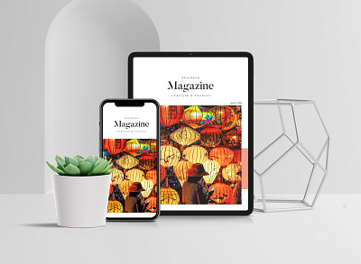 E-Magazin ebook template fashion