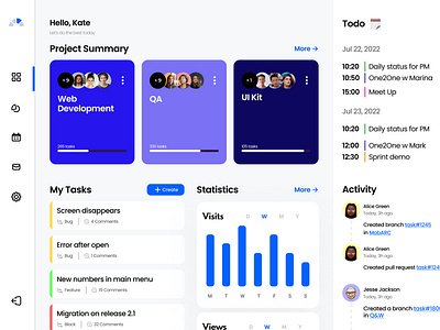 Project Management Dashboard