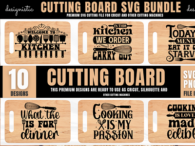 Cutting Board SVG Bundle