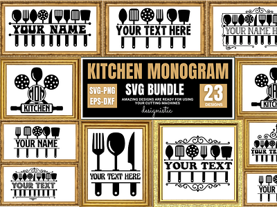 Kitchen Monogram Bundle