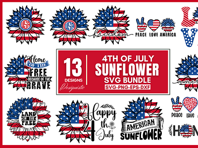 4th July Sunflower Bundle
