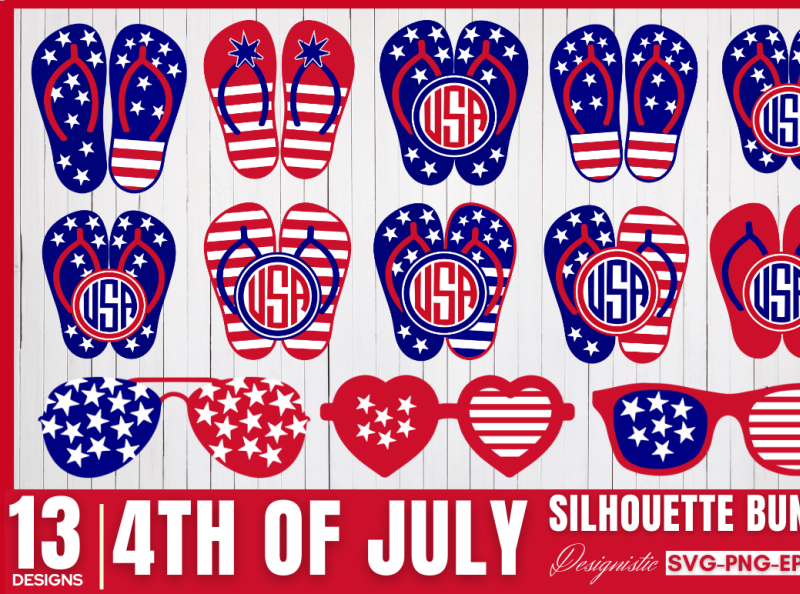 4th of July Vector Bundle by Designistic on Dribbble