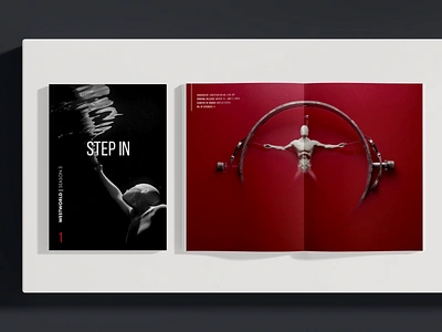 Step In - concept Magazine concept creativity design design art editing editorial ideas indesign layout magazine modern photos photoshop tv show visual design westworld