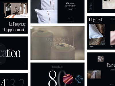 AD Homepage_AigreDoux animation branding linen luxury ui ux webflow
