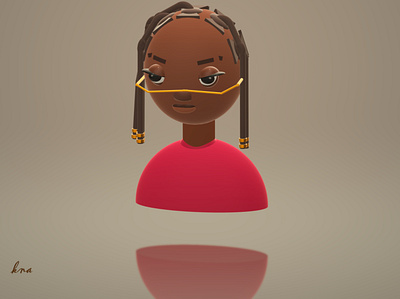Taffy 3d 3d art 3d character design 3d girl african animation black girl blender braids character design design digital art digital girl female feminine graphic design illustration motion graphics pink render