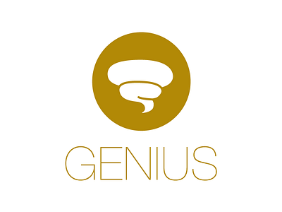 Genius Logo concept - THE HI-TECH POO design experiments genius hi tech logo poo