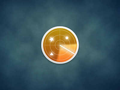 Radar Icon app blur icon logo radar sketch sketch 3 star
