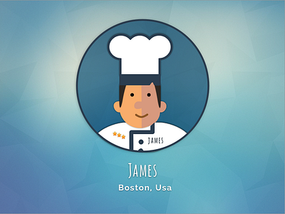 Cook James by sketch app