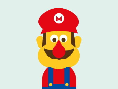 Super Mario Bros avatar character comics illustration mariobros supermario vector videogame