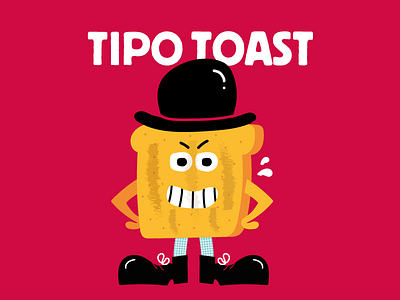 Toast type cartoon character characterdesign comics doodle graphics illustration illustrations toast type vector