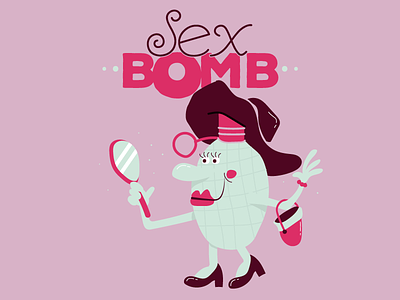 Sexy Bomb art bomb cartoon character comics fashion illustration sex sexbomb strips woman