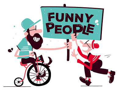 Funny people apple applestore cartoon character comics illustrator iphone mood stickerpack stickers