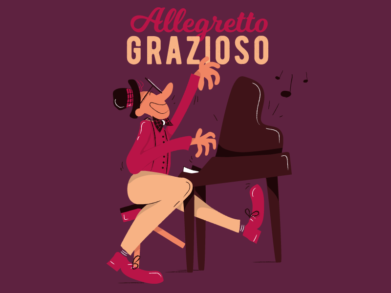 Alegretto grazioso dribbble