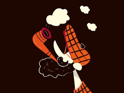 "Ritratto di uomo con pipa" art avatar cartoon character comics hipster illustration pipe portrait vector
