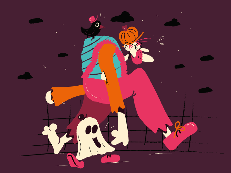 happy halloween crazy draw visual art cartoon comic comics character illustration ghost zombie monster halloween
