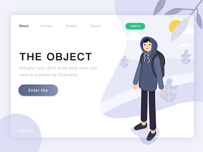 The object ui web 2.0 插图 设计