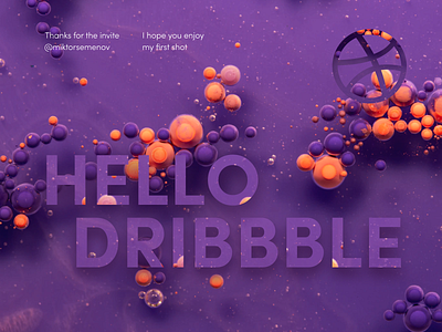 Hello Dribbble! hellodribbble ui webdesign