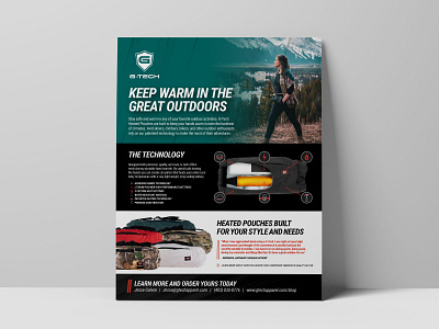 G-Tech Hiking & Skiing One Sheeter brochure flyer graphic design indesign one sheeter print print design print marketing