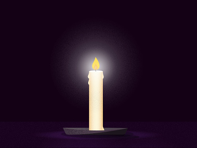 Candle candle color illustration light matejjurmanovic night purple wormth
