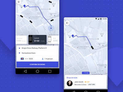 Taxi presale concept android blue bright concept map taxi