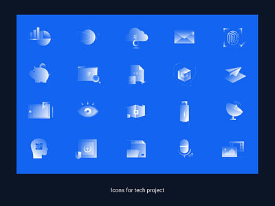 Tech icons icon tech