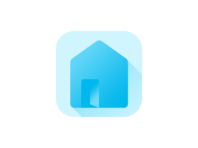 Blue House blue house icon logo tech